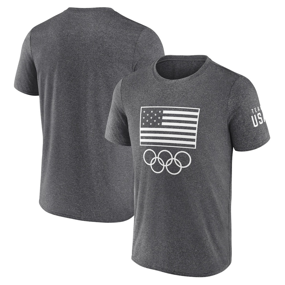 Boys Gray Team USA Olympic T-Shirt